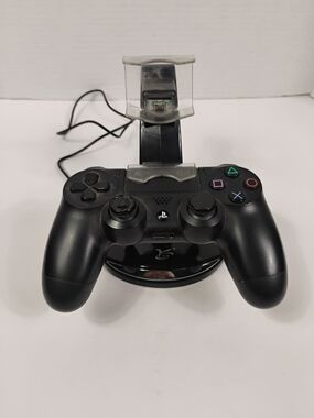 Sony Black PlayStation Controller with Charging Dock
